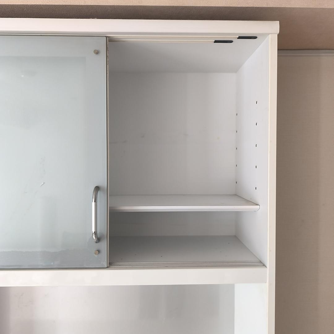 【セット①左】2/20迄 ゴミ箱付食器棚 幅80cm 3つ星 F★★★ 処分価格