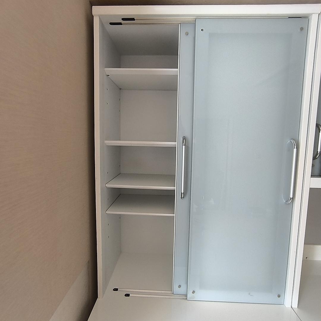 【セット①左】2/20迄 ゴミ箱付食器棚 幅80cm 3つ星 F★★★ 処分価格