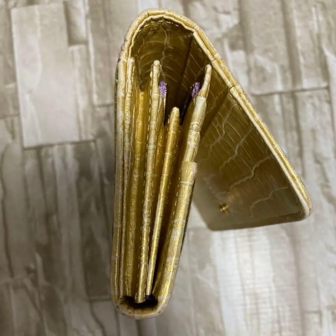 【think bee 】クリトム　接吻　長財布　綺麗　GOLD カッコいい！
