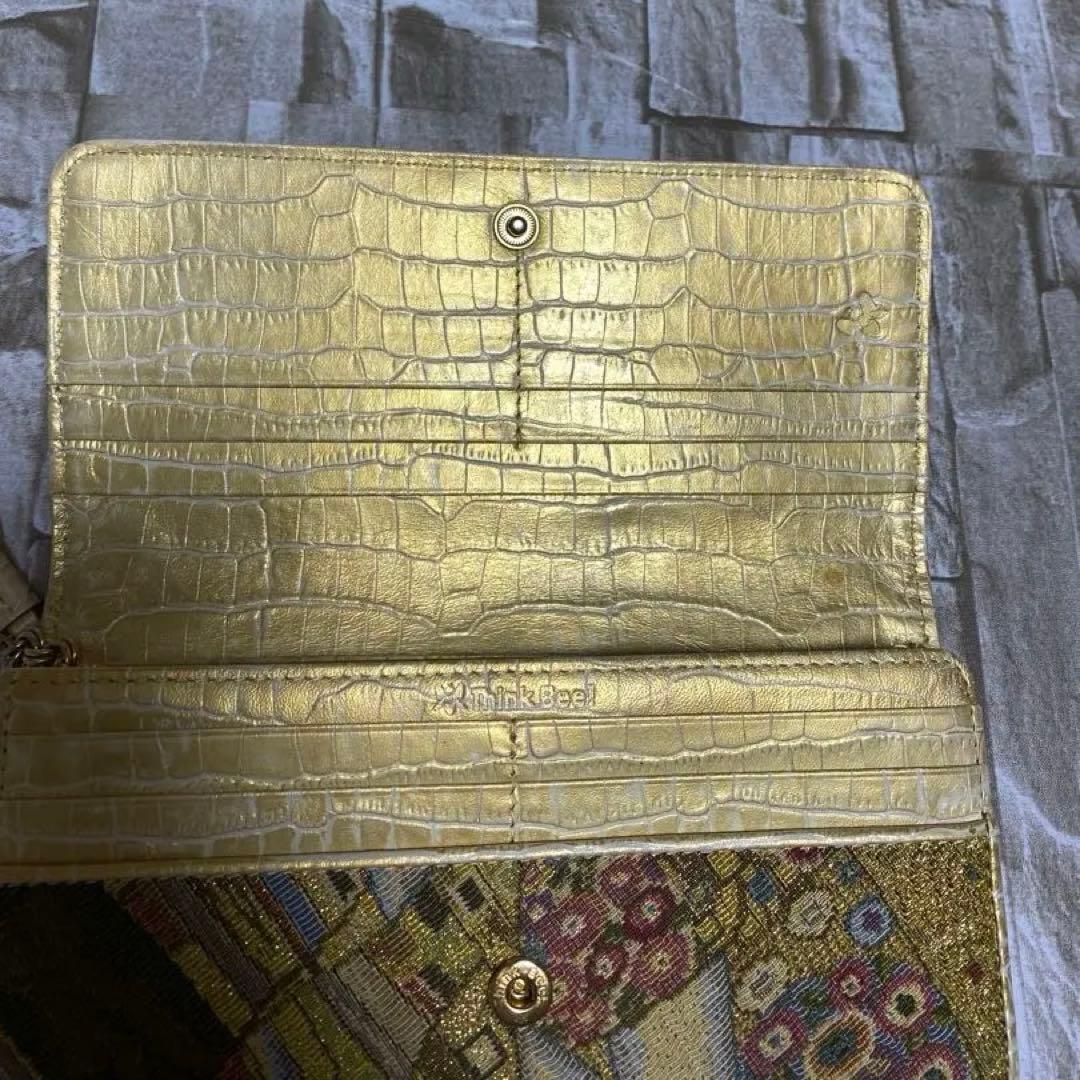 【think bee 】クリトム　接吻　長財布　綺麗　GOLD カッコいい！