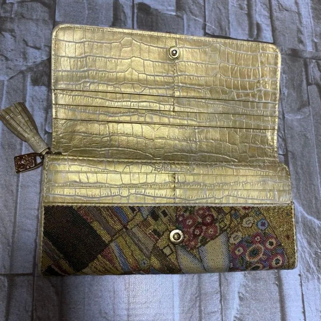【think bee 】クリトム　接吻　長財布　綺麗　GOLD カッコいい！