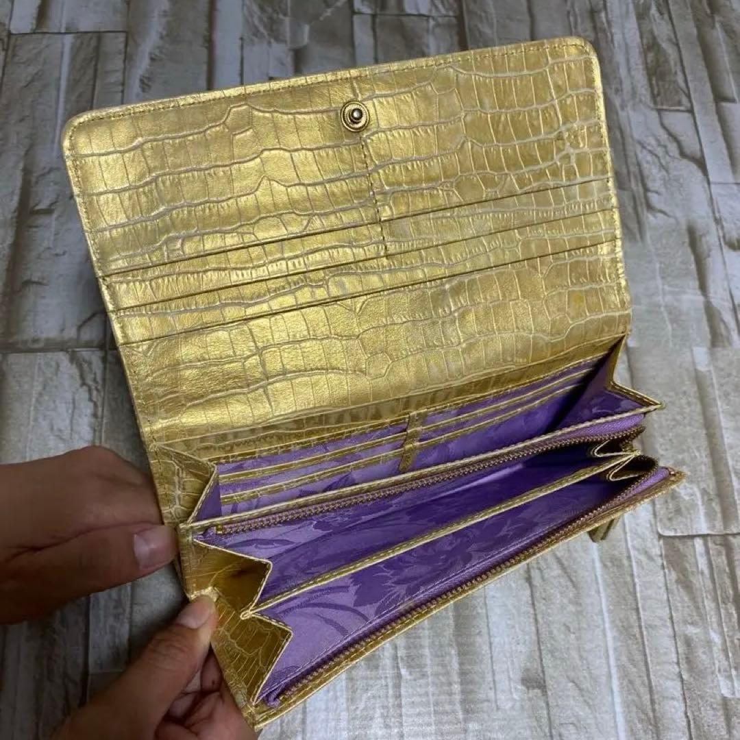 【think bee 】クリトム　接吻　長財布　綺麗　GOLD カッコいい！