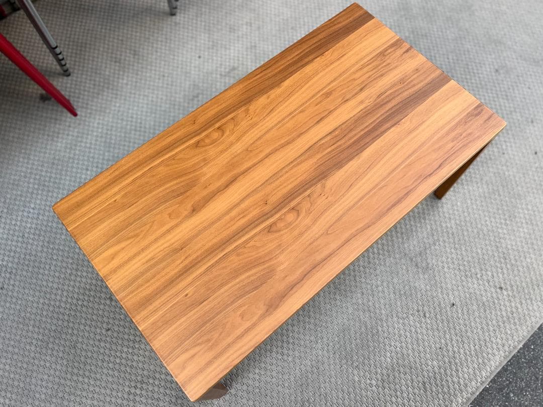 現行モデル☆カリモク家具／TU3544／ローテーブル／ウォールナット／ガラス天板