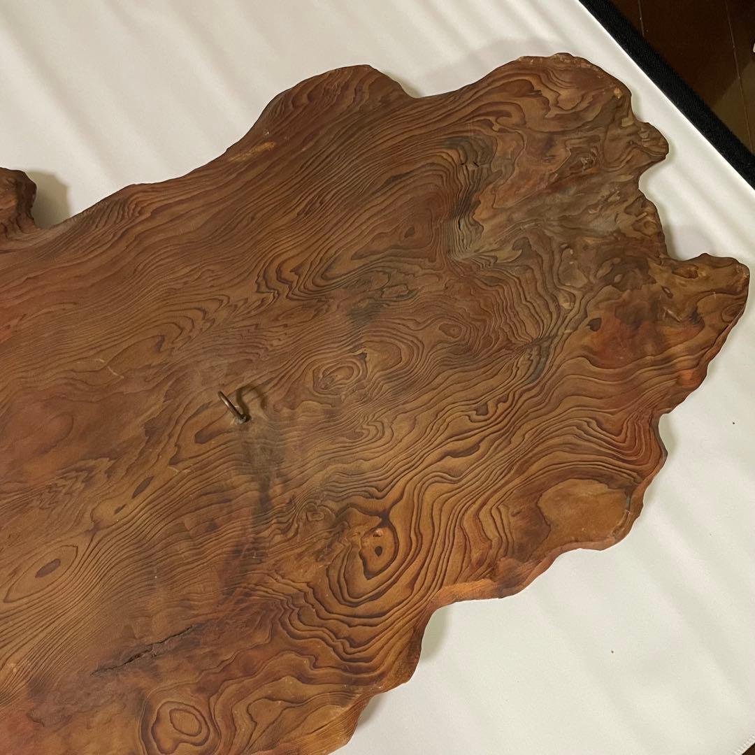 【値下げOK】木彫り一枚板 看板　敬天愛人　和室 床の間 縁起物