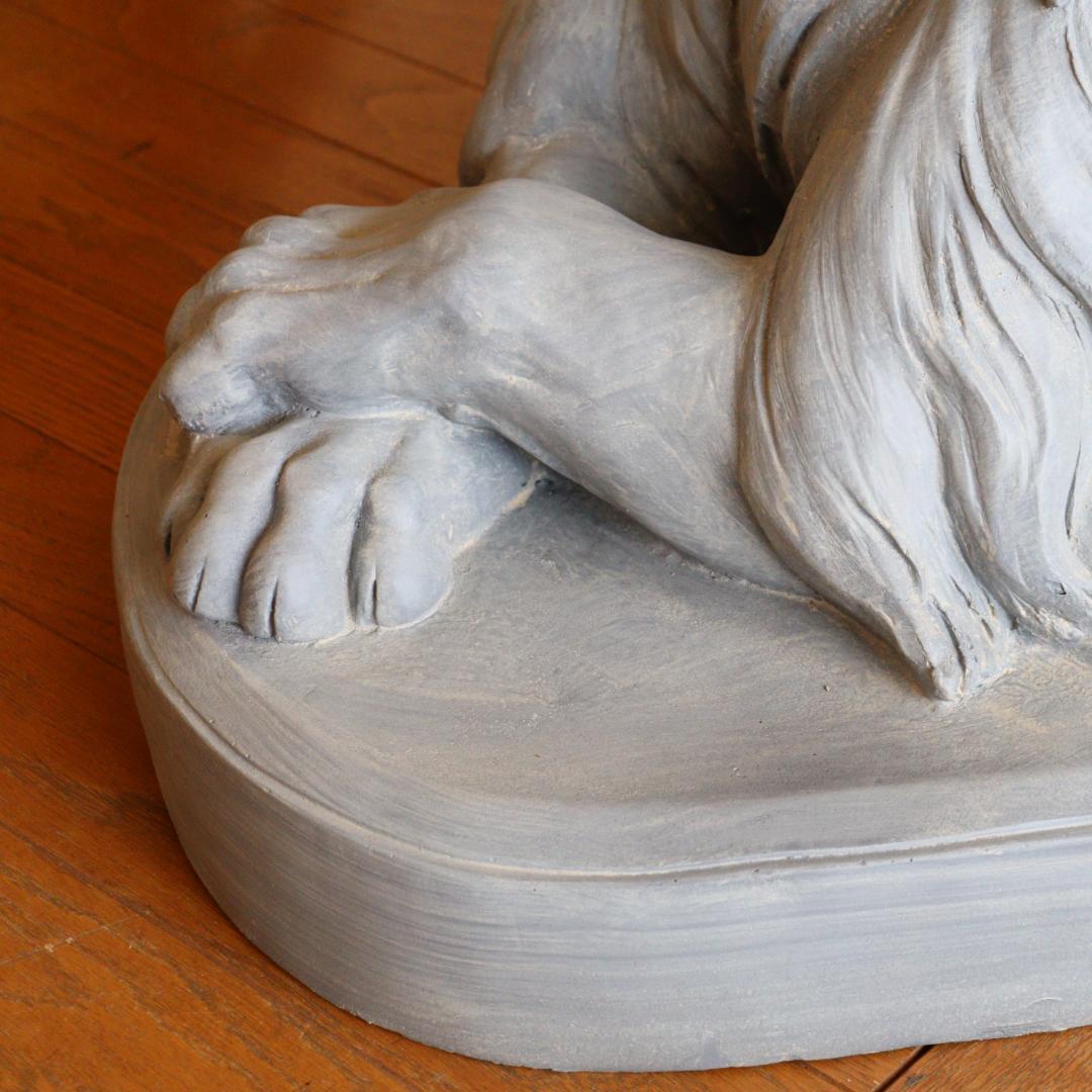 ライオン オブジェ 置物 ストーン 風水 金運 縁起物 - メルカリ