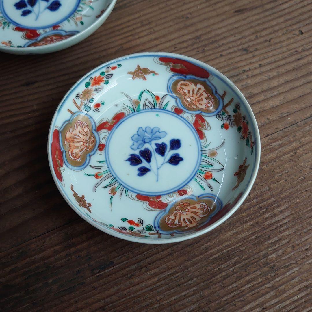 【ご成約】花縁乳白 プレスガラス 和ガラス 氷コップ と骨董の器 おまとめ