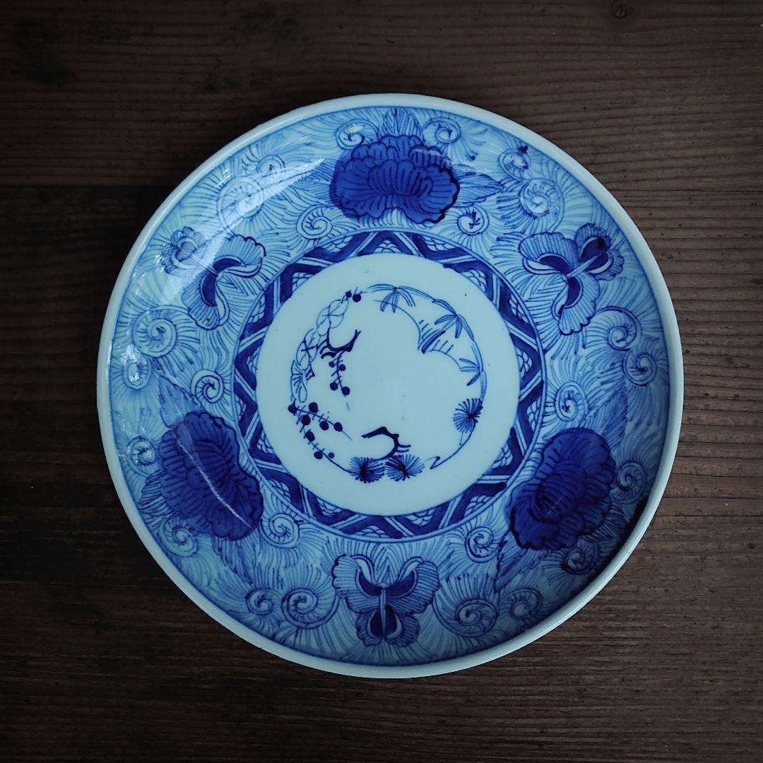 【ご成約】花縁乳白 プレスガラス 和ガラス 氷コップ と骨董の器 おまとめ