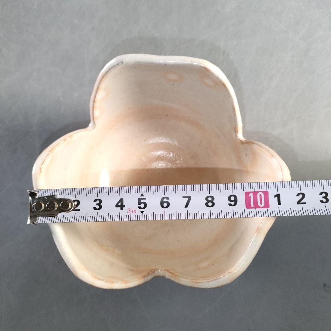 A1366-6/岡田裕 造/萩焼割山椒向付5客/共箱/飾鉢/菓子鉢/懐石道具/