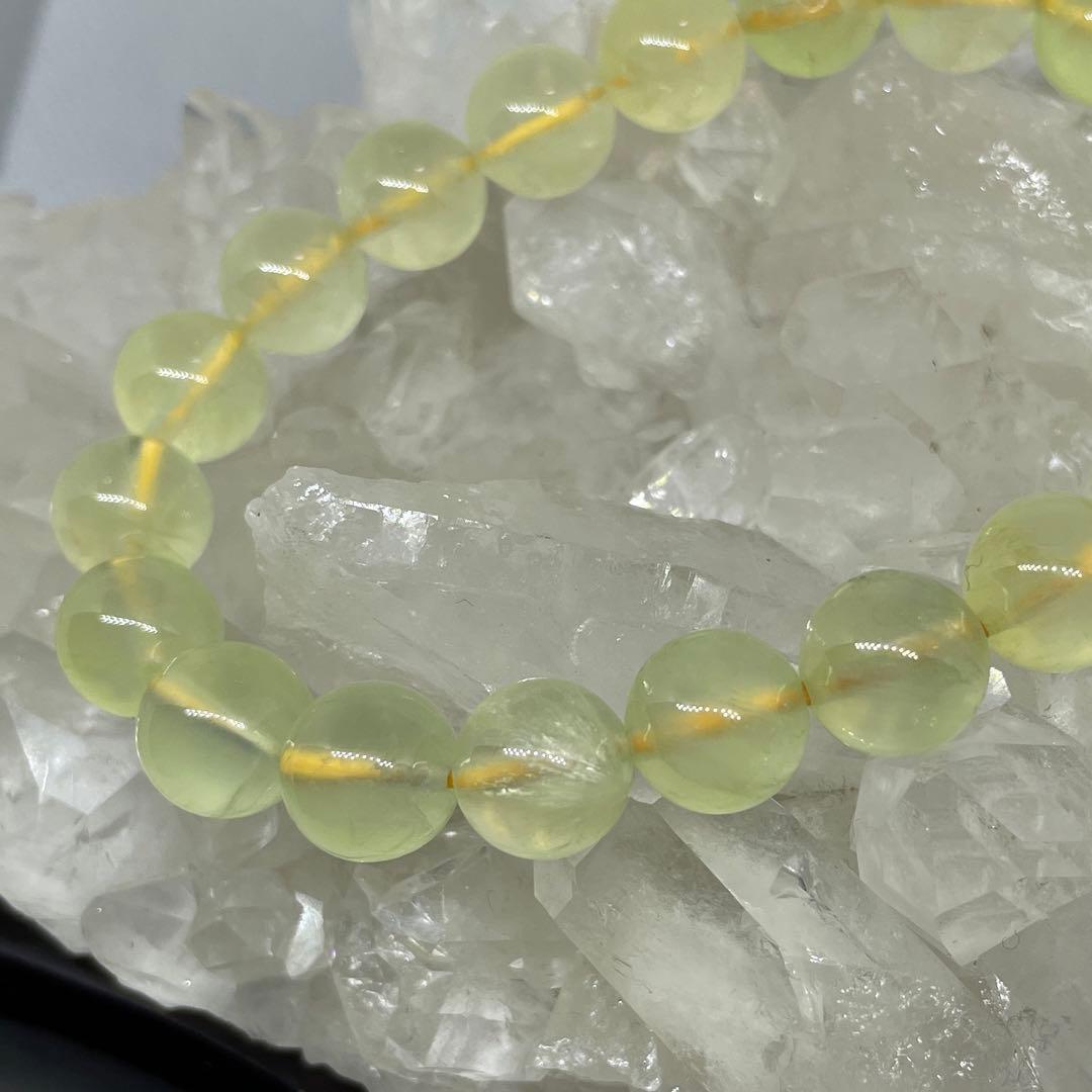 高品質！蛍光色のゴールデンプレナイトブレスレット 4A 約9mm