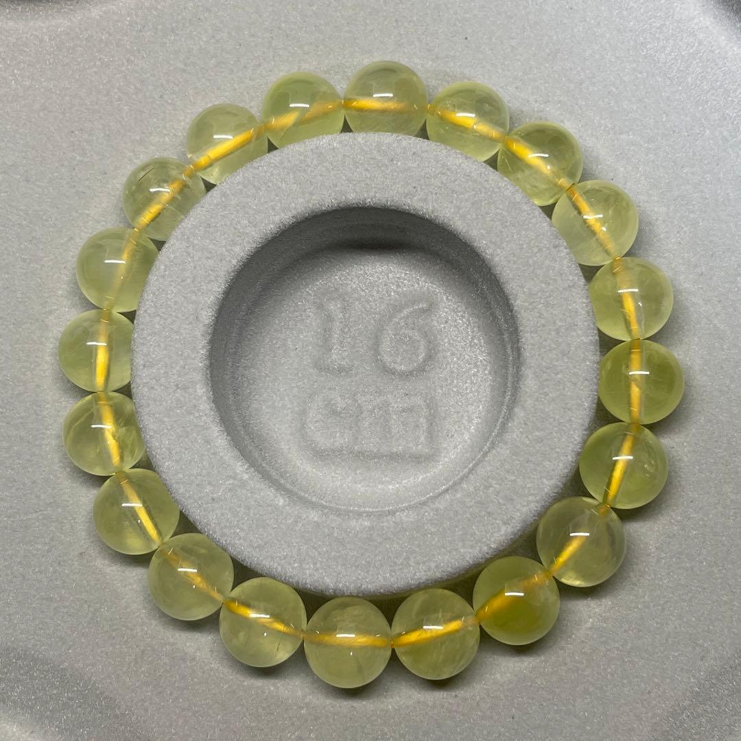 高品質！蛍光色のゴールデンプレナイトブレスレット 4A 約9mm