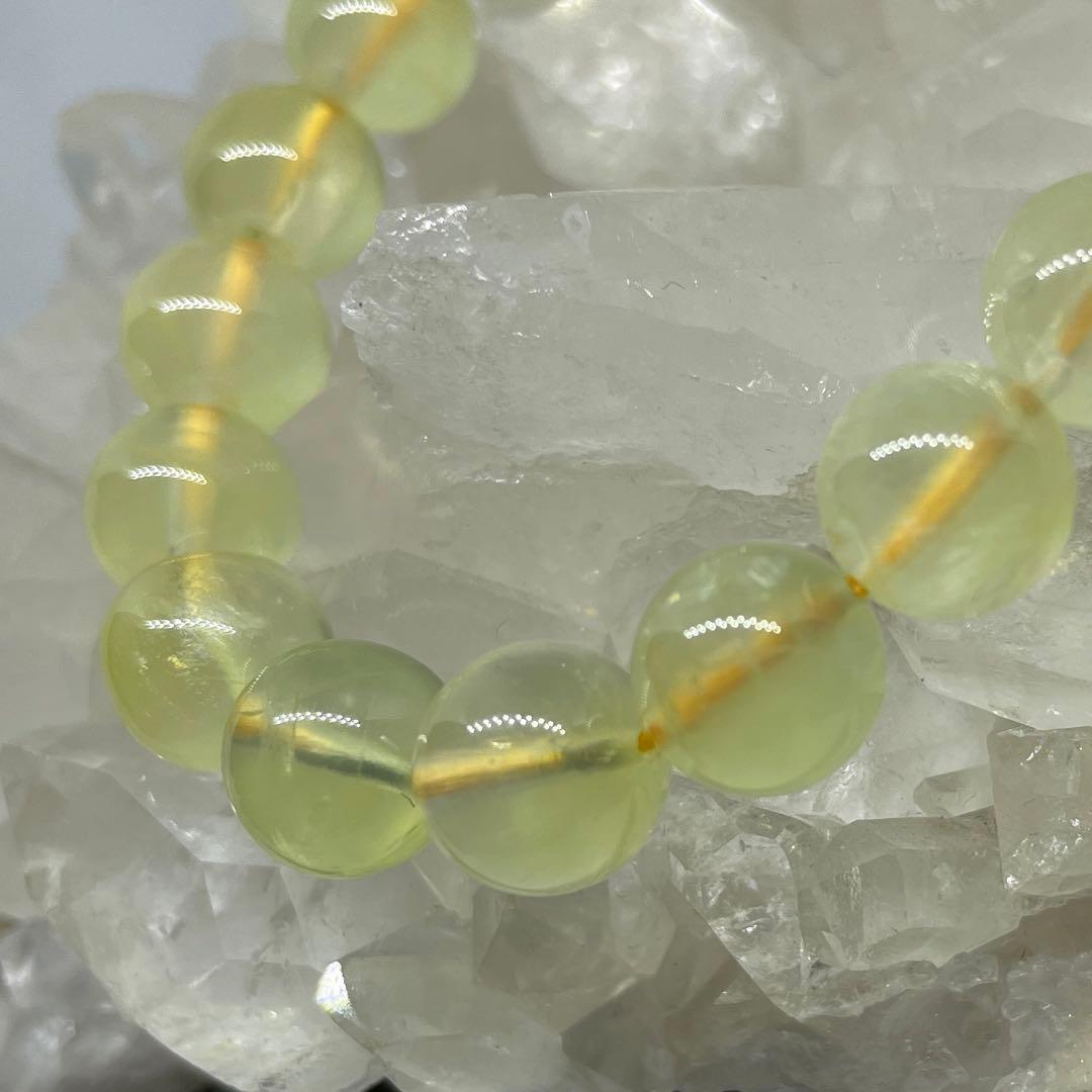 高品質！蛍光色のゴールデンプレナイトブレスレット 4A 約9mm