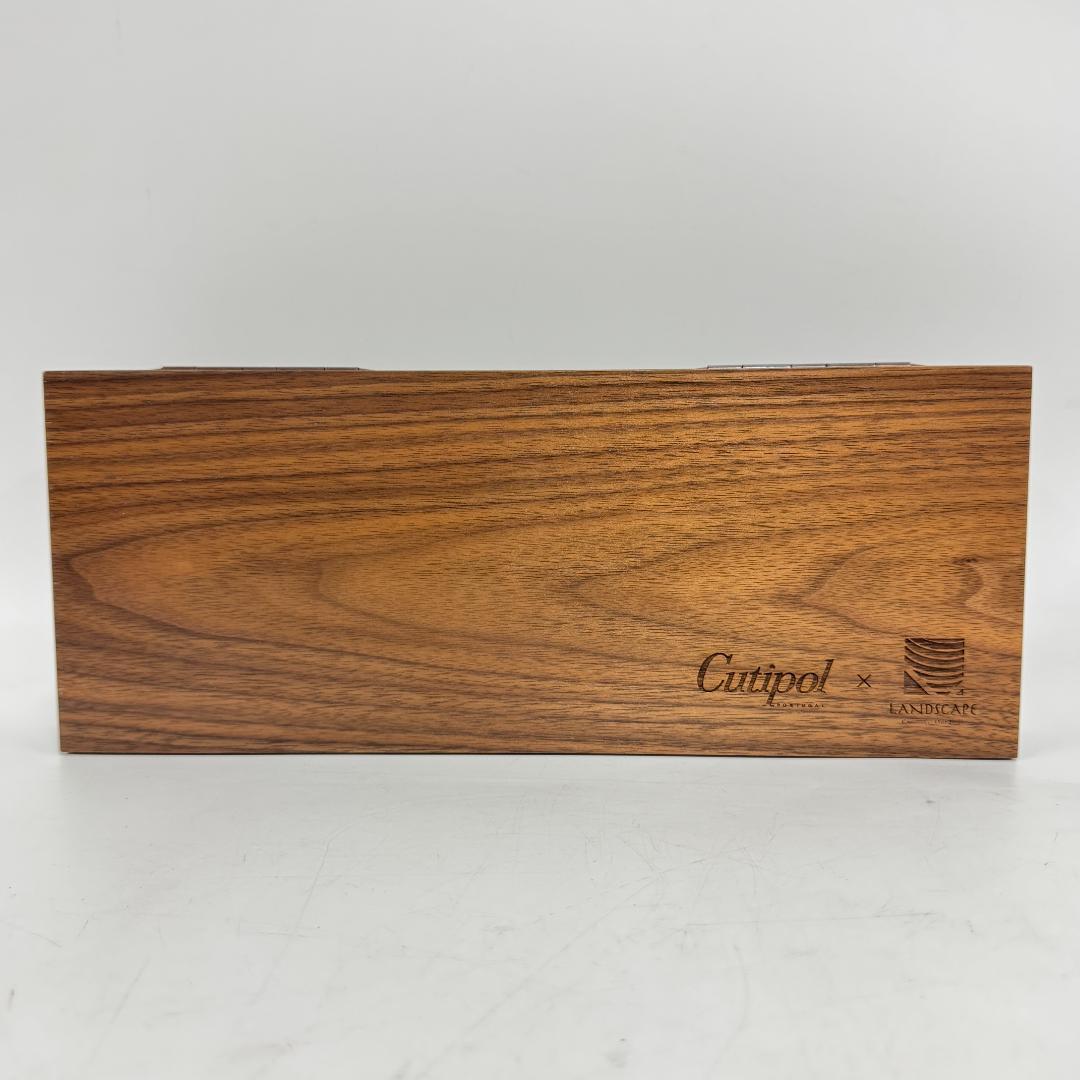 クチポール × LANDSCAPEウォルナットカトラリーケース木製収納ケース北欧