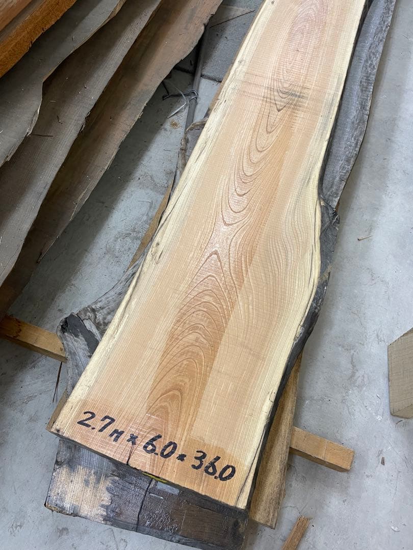 天然欅　DIY材　材木　テーブル　天板　カウンターテーブル　机