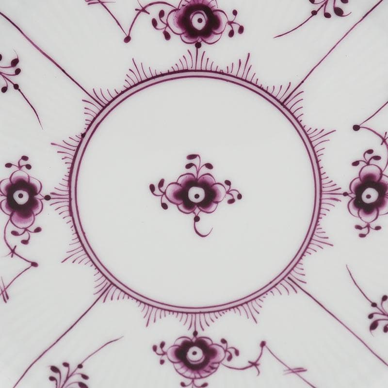 ロイヤルコペンハーゲン バーガンディ フルレース プレート 17.5cm #5