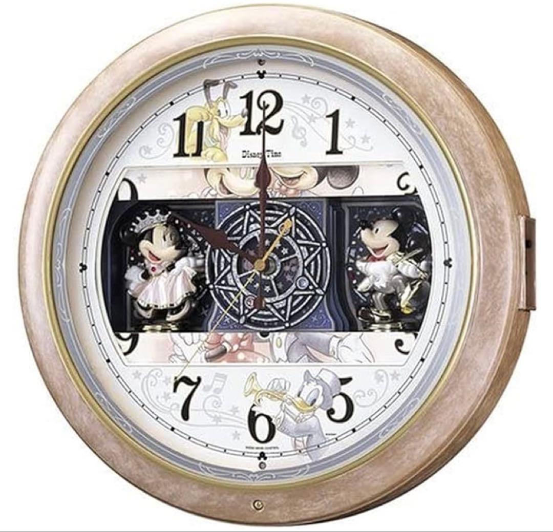【未使用】セイコークロック FW561A ディズニー ミッキー ミニー 掛け時計