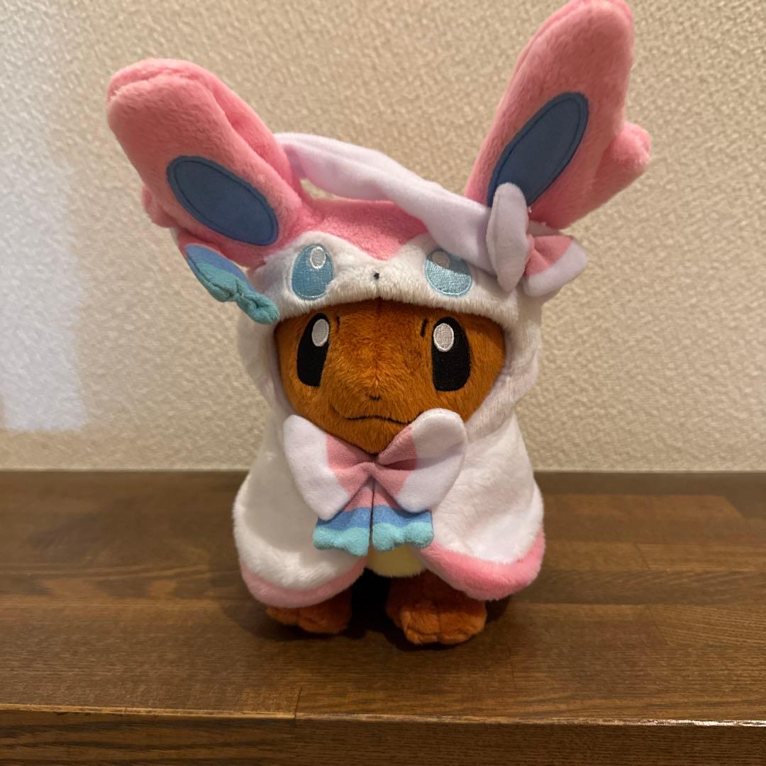 ポケモンセンター 限定 ニンフィア ポンチョ イーブイ ぬいぐるみ