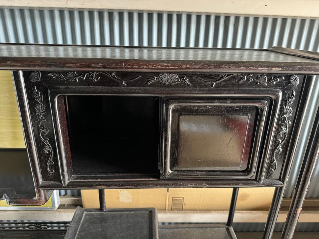 飾り棚 茶棚 棚 美術棚 唐木