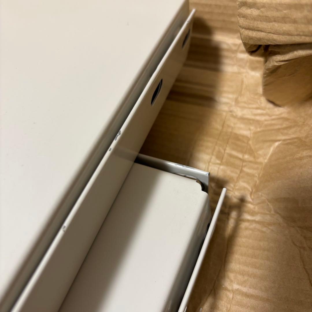 d&department 工業用スチールシェルフ4段D450アイボリー　一台