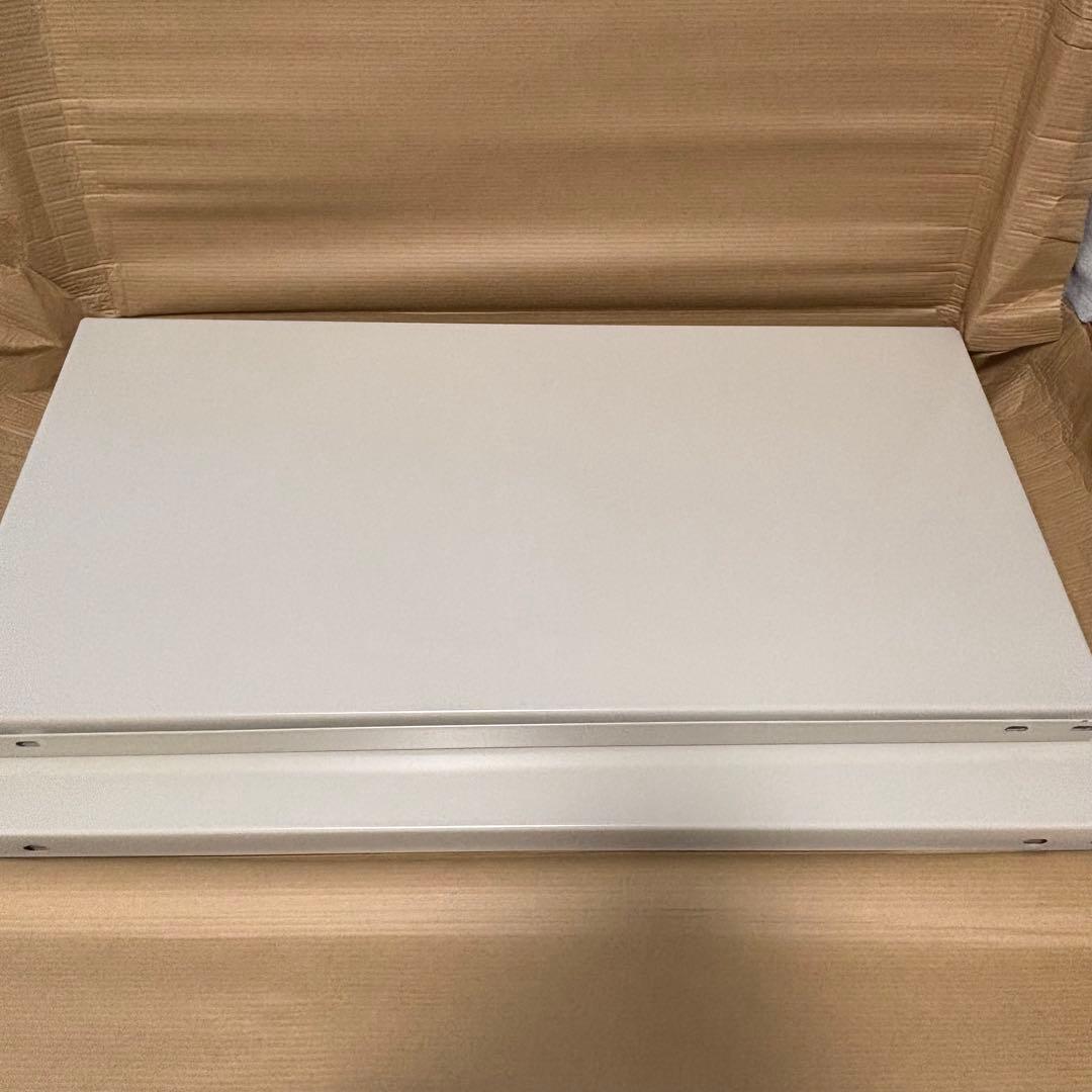 d&department 工業用スチールシェルフ4段D450アイボリー　一台