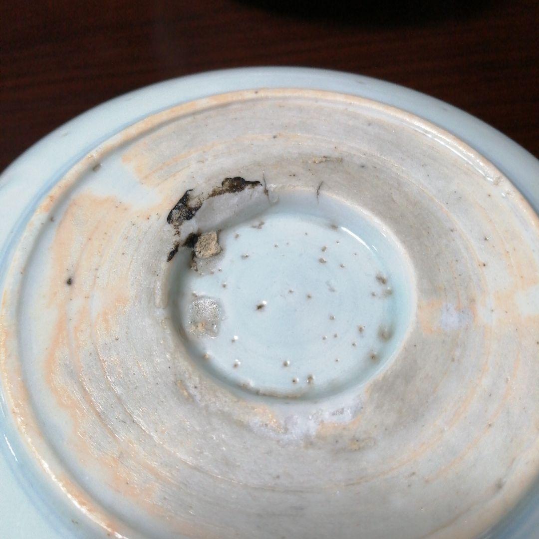 古伊万里　染付龍図鉢　5客　15.7cm　江戸中期〜天保年間