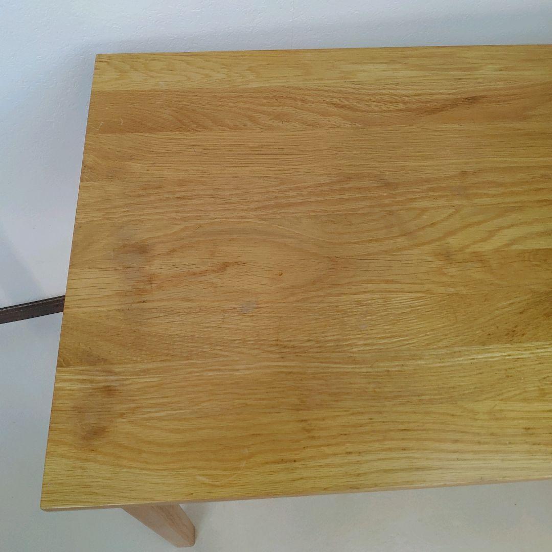 無印良品 良品計画 天然木 デスク 机 フック 引出し付 匿名配送 送料無料