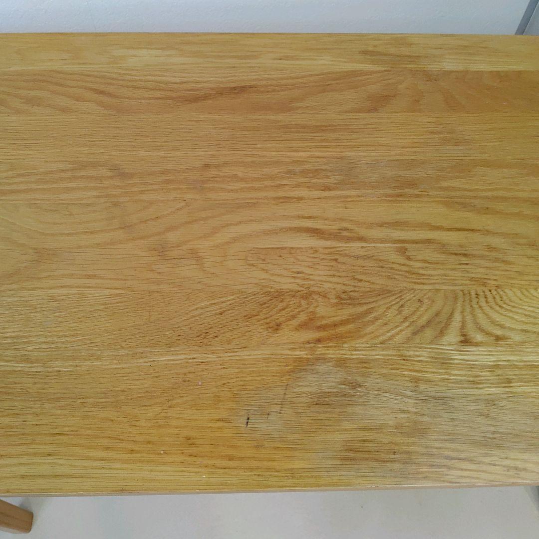 無印良品 良品計画 天然木 デスク 机 フック 引出し付 匿名配送 送料無料