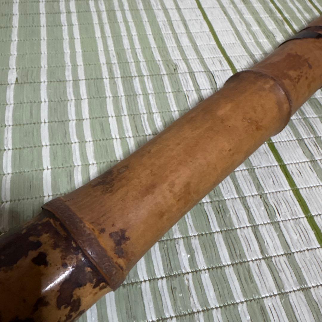 尺八　シャクハチ　藤沢鈴昭　刻印　約55cm 和楽器