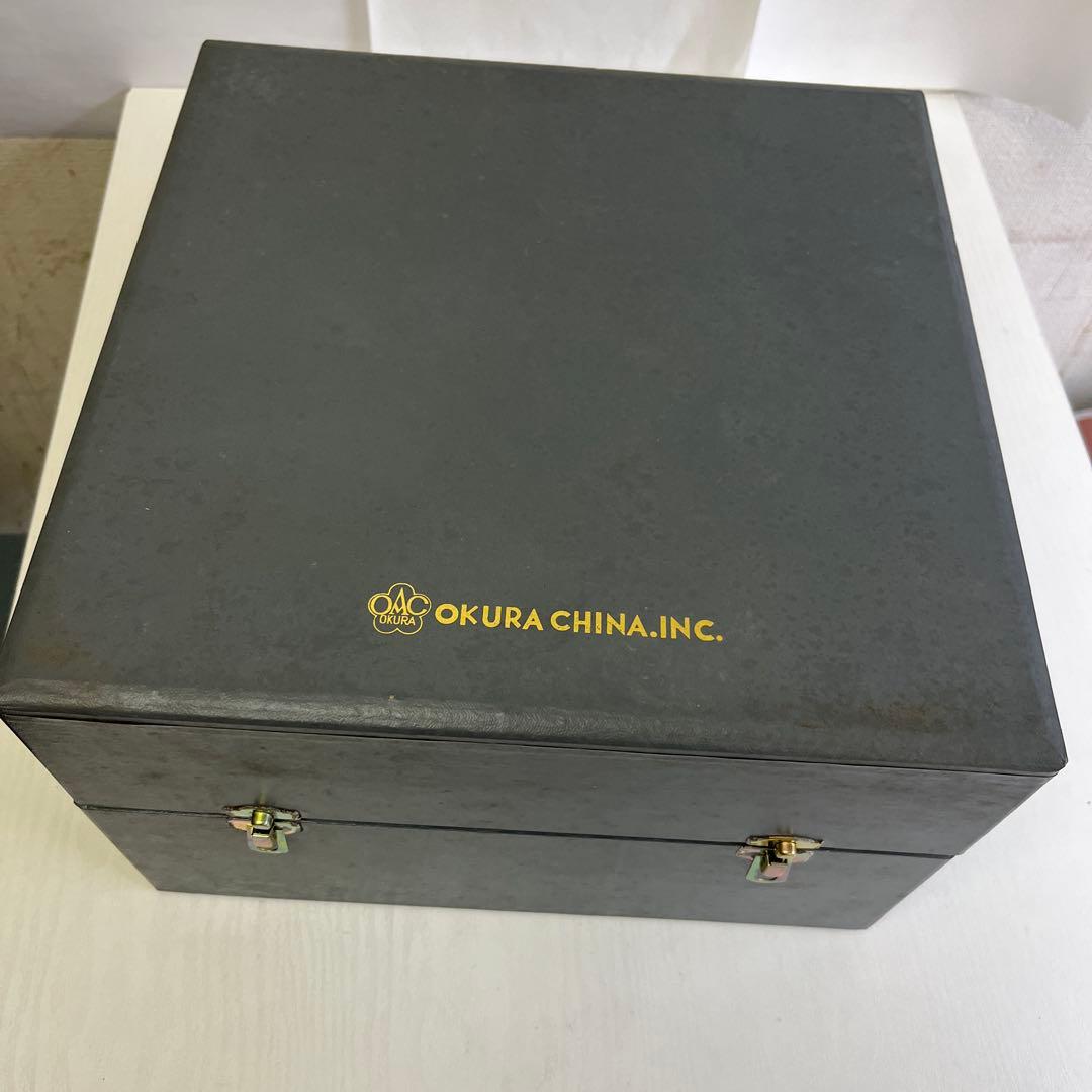 大倉陶園　鶴　金　銀　花瓶　壺