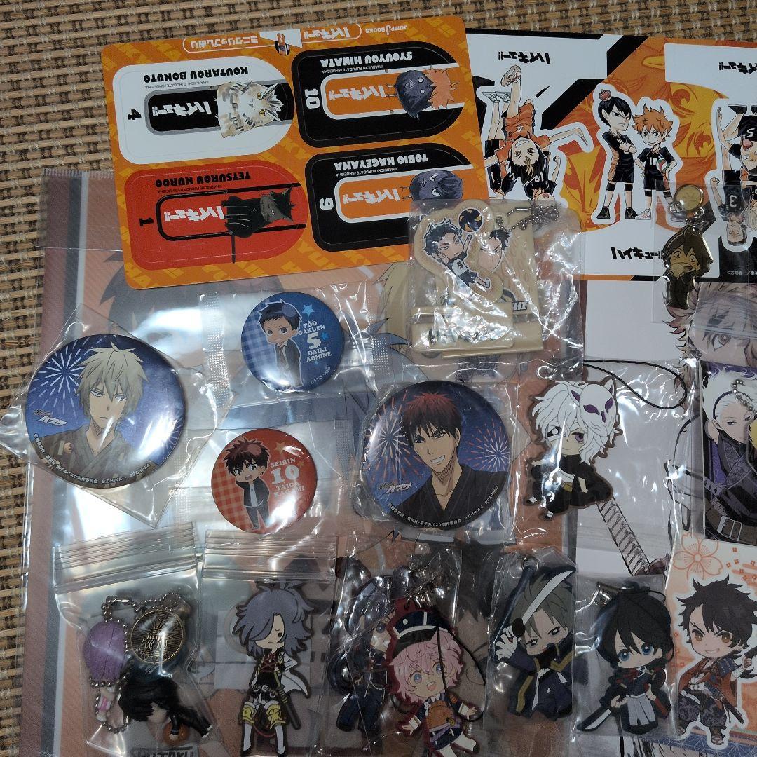アニメグッズ 大量まとめ売り！ハイキュー!! 黒子のバスケ 刀剣乱舞 文