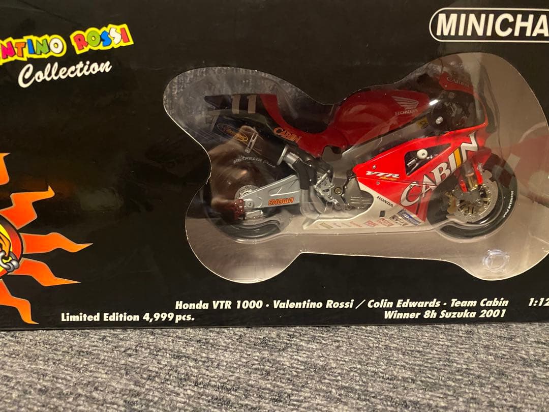 ミニチャンプス 1/12 HONDA VTR 1000 ヴァレンティノロッシ - メルカリ