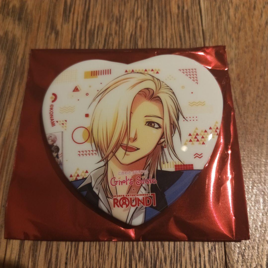 れ*9様 ときメモGS ラウンドワンコラボ ハート缶バッジ 桜井琉夏