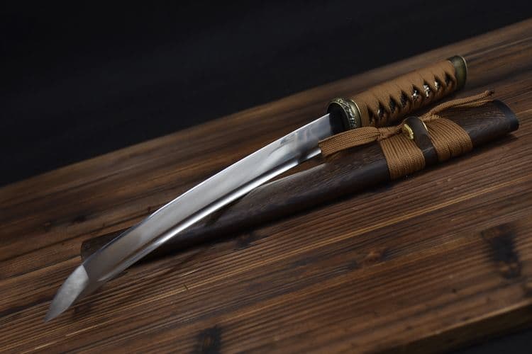 菊一文脇差短刀 日本刀 模造刀 模擬刀 武蔵 肋差 刀装具 - メルカリ