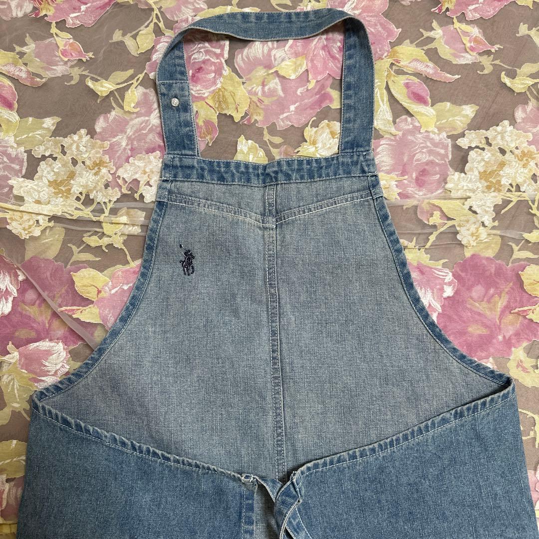 美品 RARPH LAUREN ラルフローレン デニム エプロン