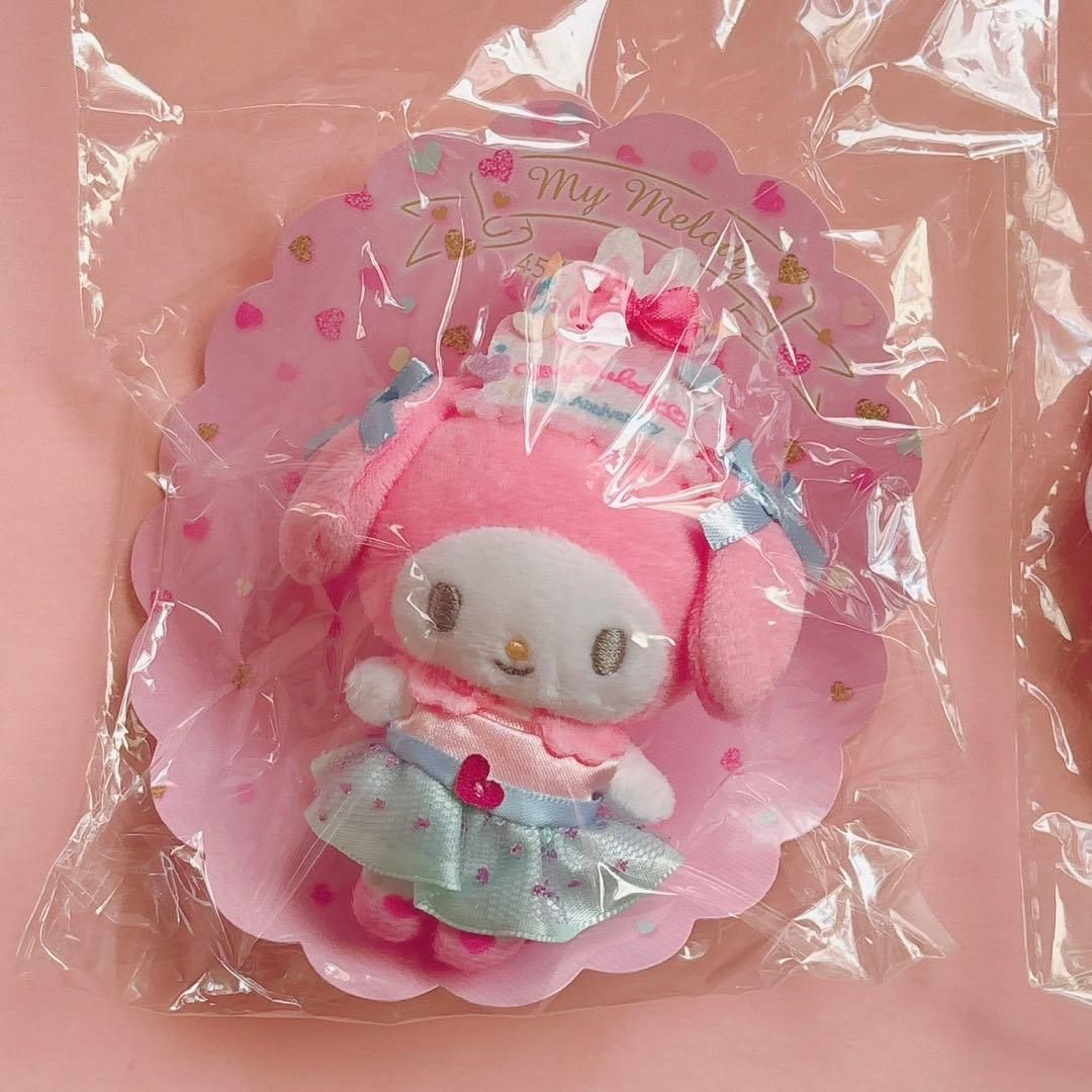 マイメロ 45周年記念 45th マスコットホルダー ブローチ ピンズ 激レア