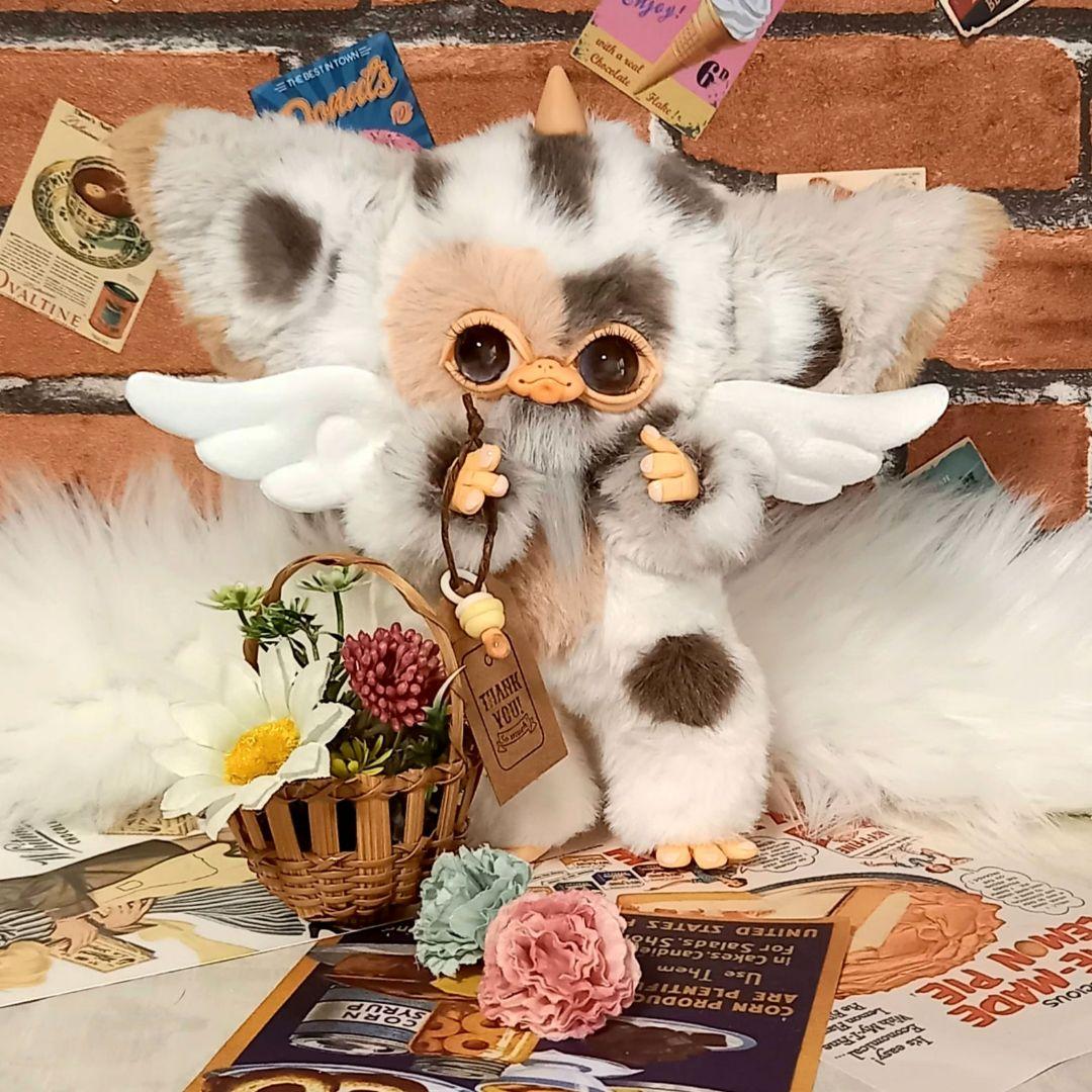 ハンドメイド・Big可動エンジェルベビちゃんのお人形・アートドール・ぬいぐるみ