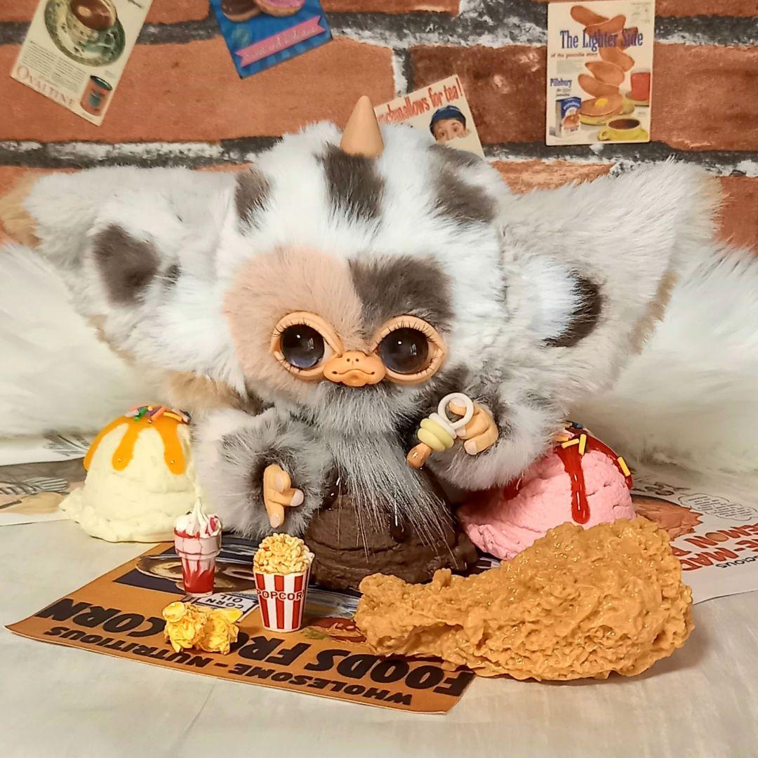 ハンドメイド・Big可動エンジェルベビちゃんのお人形・アートドール・ぬいぐるみ