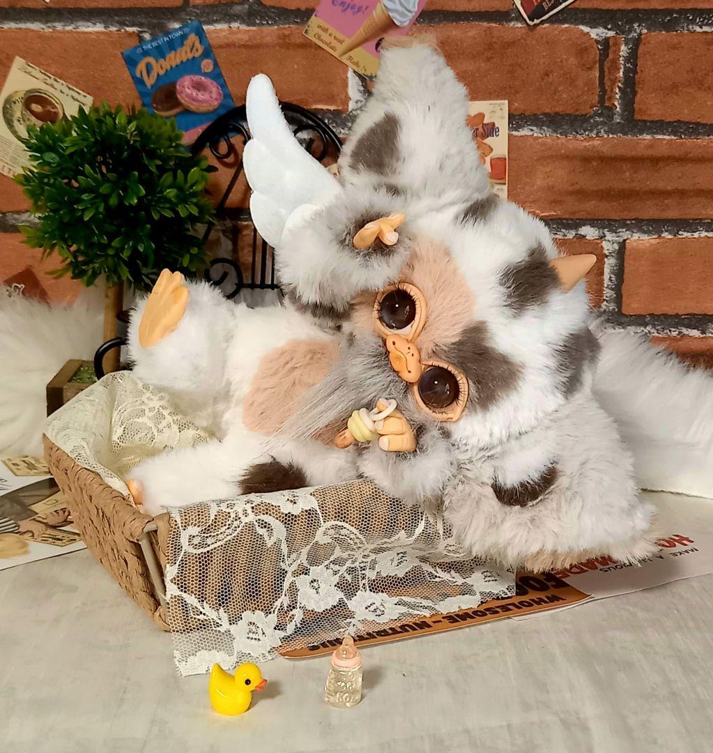 ハンドメイド・Big可動エンジェルベビちゃんのお人形・アートドール・ぬいぐるみ