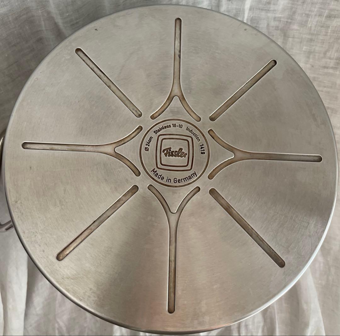 Fissler ステンレス両手鍋24cmプラコレクション蓋付き