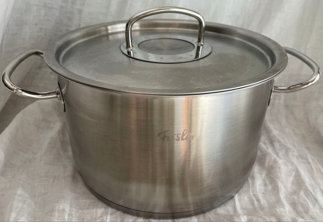 Fissler ステンレス両手鍋24cmプラコレクション蓋付き