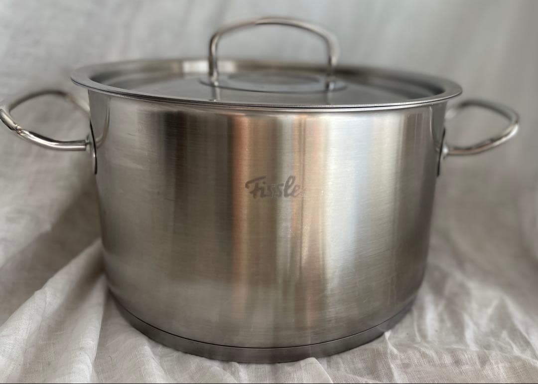 Fissler ステンレス両手鍋24cmプラコレクション蓋付き