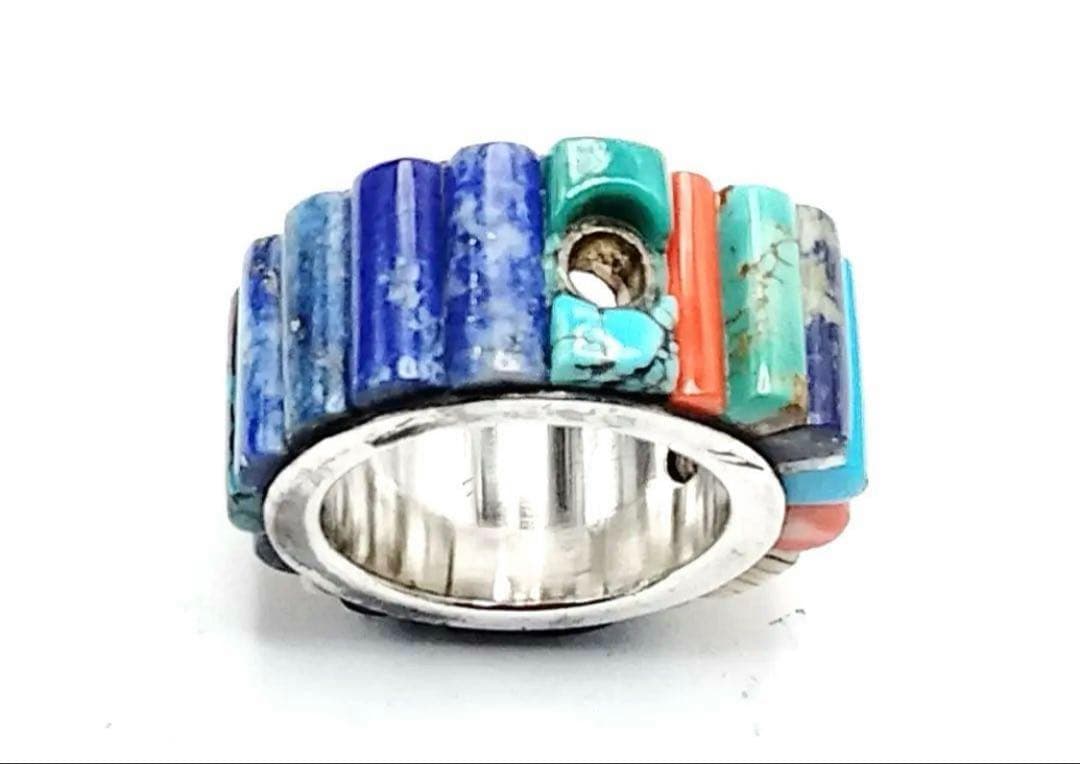 インディアン　ジュエリー　シルバー　リング　併用　ペンダントトップ