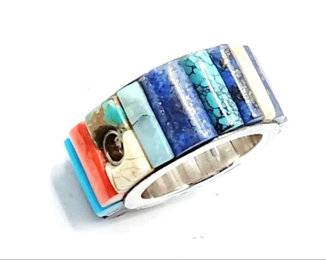 インディアン　ジュエリー　シルバー　リング　併用　ペンダントトップ