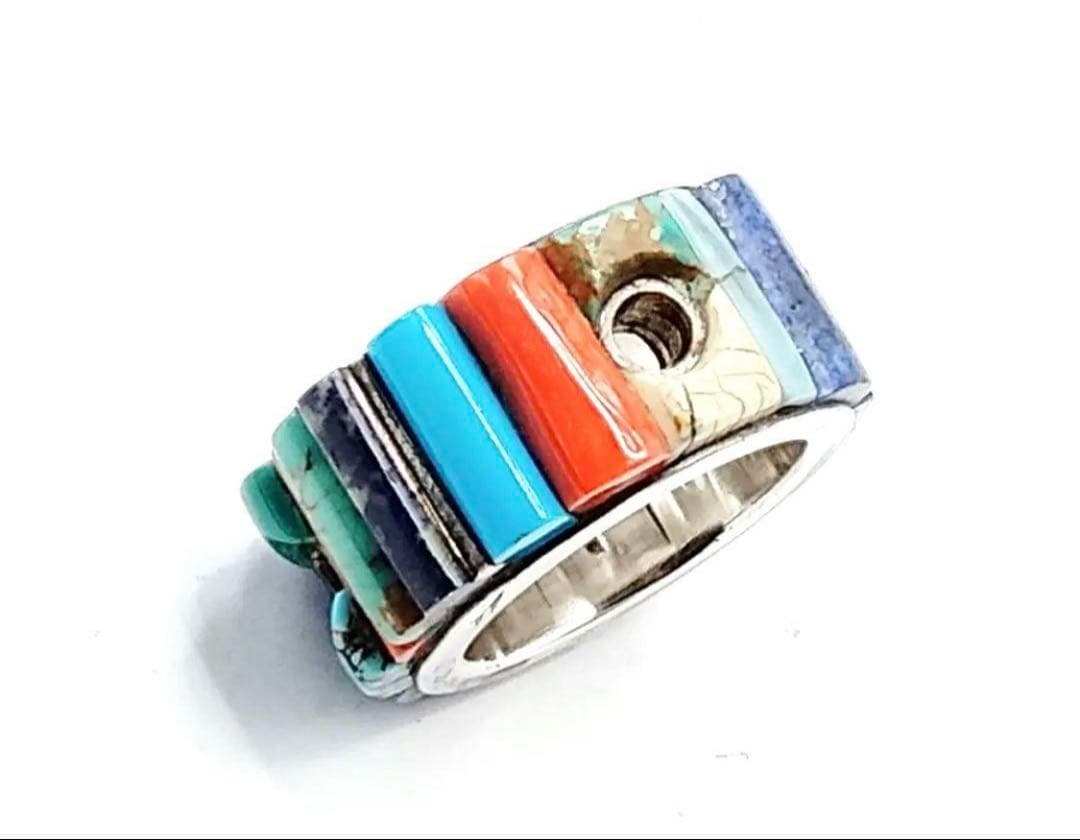 インディアン　ジュエリー　シルバー　リング　併用　ペンダントトップ