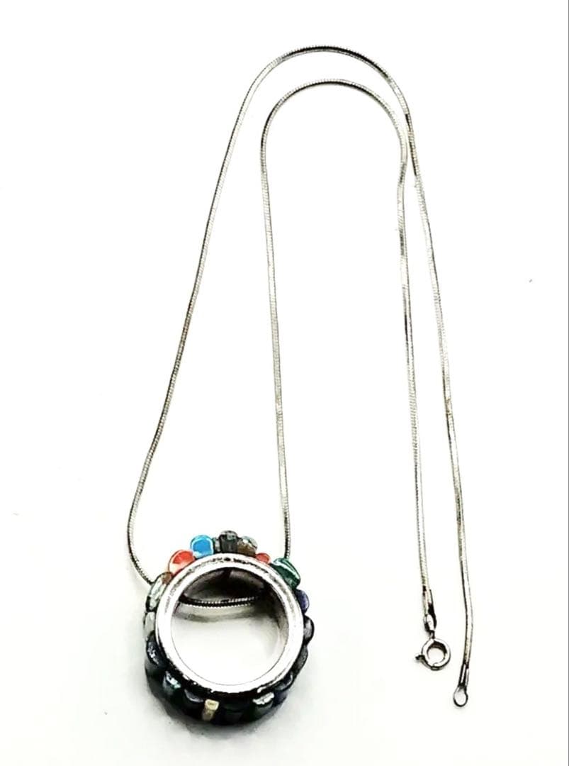 インディアン　ジュエリー　シルバー　リング　併用　ペンダントトップ