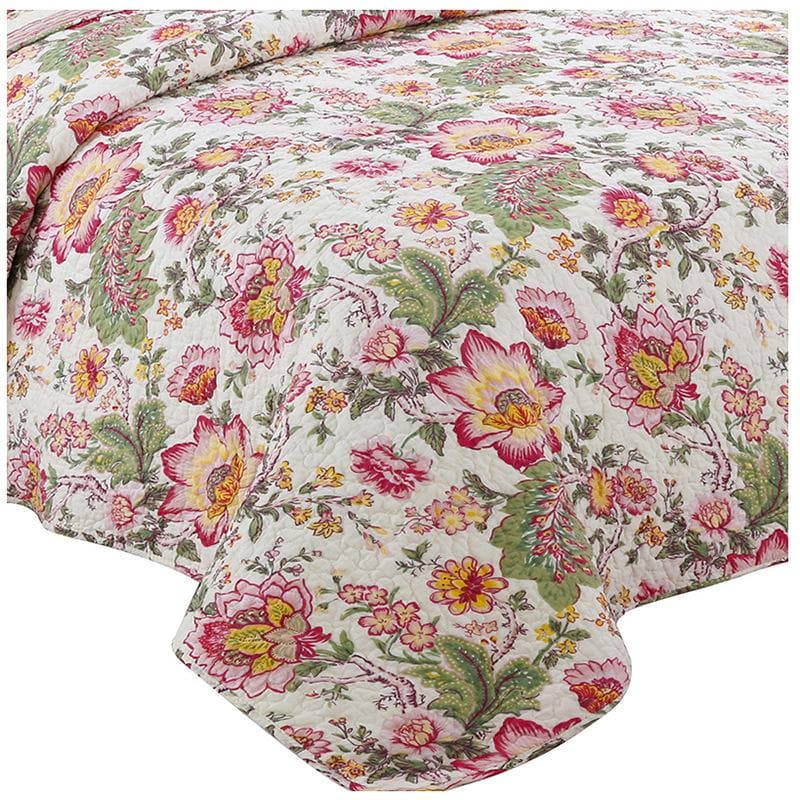 キルトベッドカバー3点セット綿マルチカバー キルティング HH