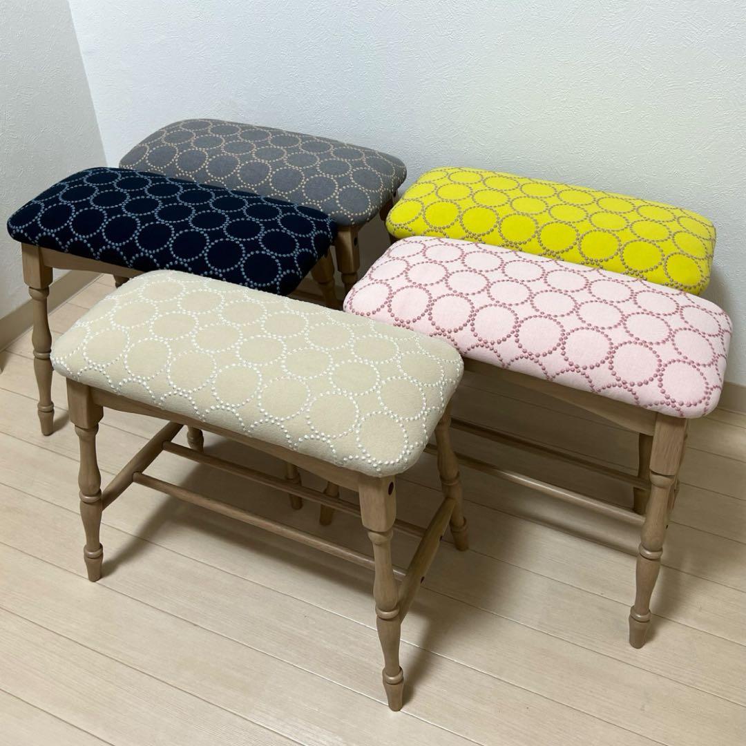 ミナペルホネン スツール タンバリン スリム 【グレー/ブルー】 椅子 ベンチ