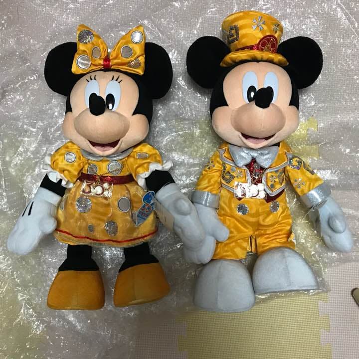 ディズニー 30周年 ぬいぐるみ ミッキー ミニー スタンディングドール