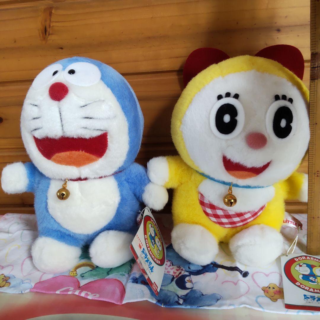 ドラえもん＆ドラミちゃん ぬいぐるみ セット 約22cm バンダイ レトロ