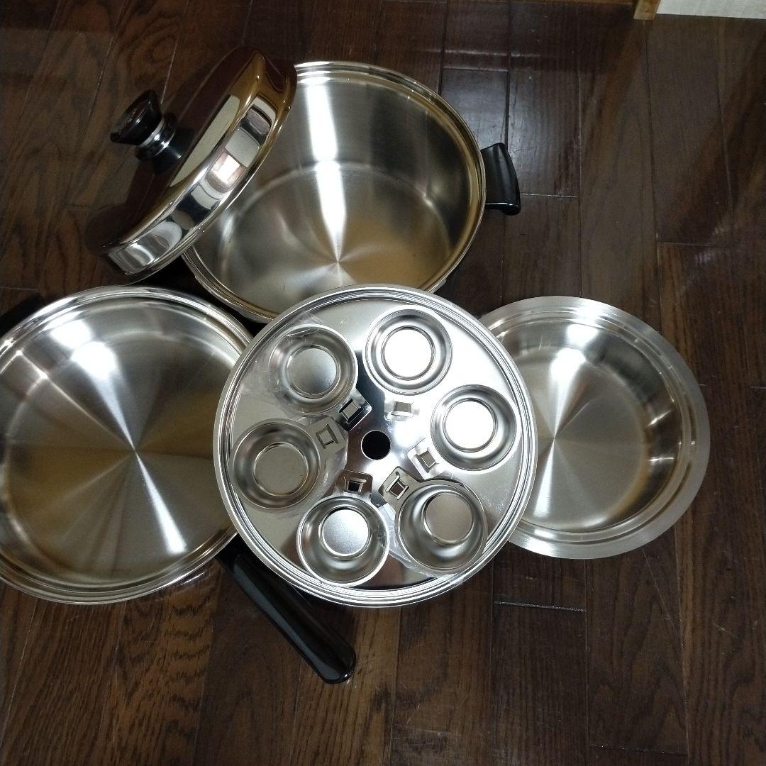 セット価格 AMWAY 大フライパン 6Lシチューパン 付属品