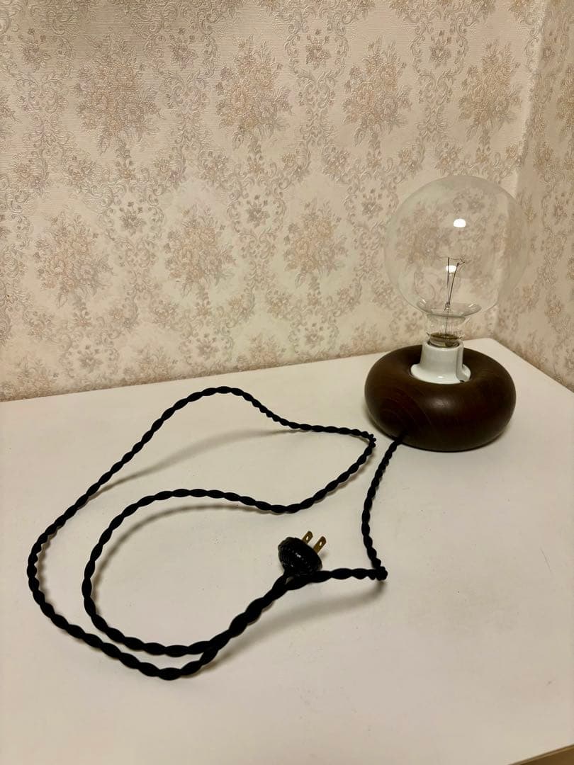 木製 ランプ record 齋藤勝弘 オブジェクトランプ